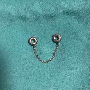 Pandora Sparkling Pavé Safety Chain Charm